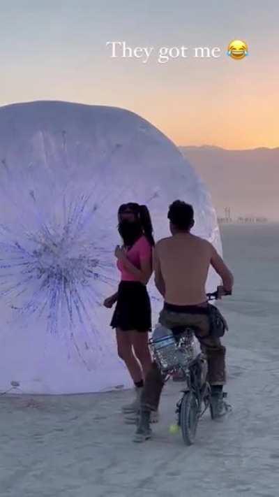 Nina ig story at burning man