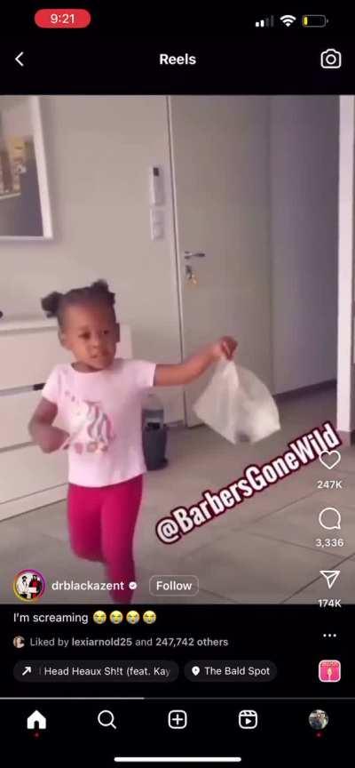 His hair was sacrificed for the greater good