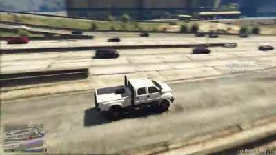 This guy tried to ram me so I did a flip