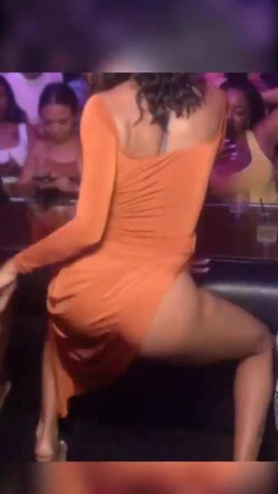 Brittany Renner at party with sexy dress on 