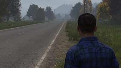 when you look both ways to cross the road, but forgot you live in Chernarus...