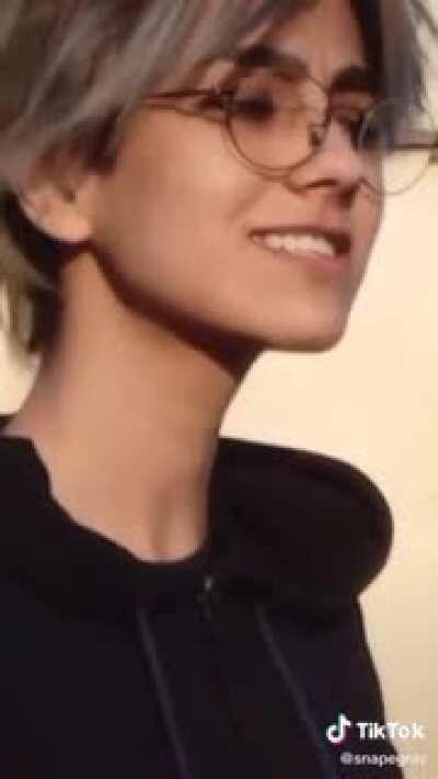 Looking at the camera and being hypersexual is a tiktok staple ):