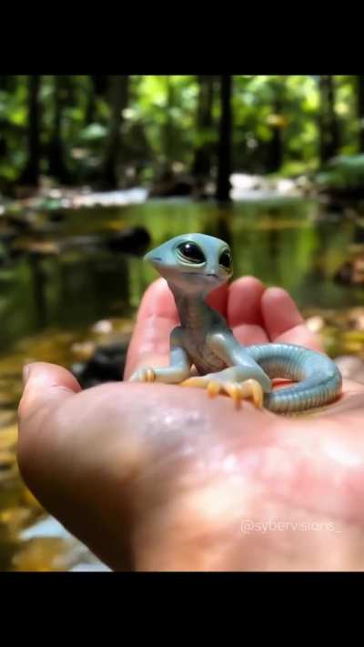 A tiny Creature found in the forest! 