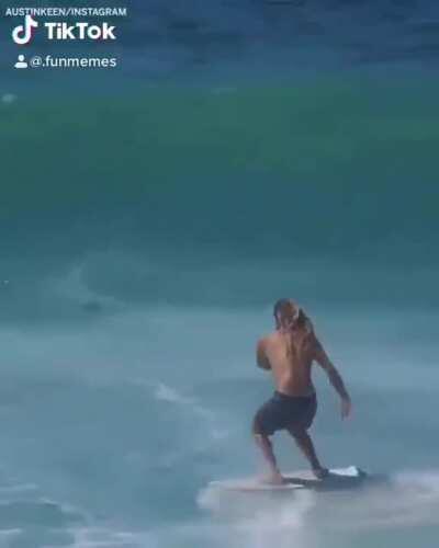 Então é assim que surfa?