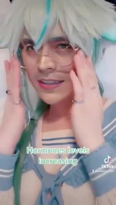 Yorme after he smoke some actual two joints laced with estrogen fr 