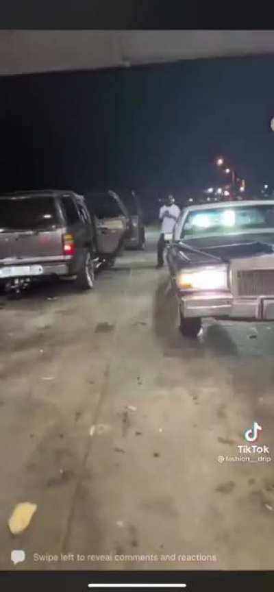 A moment at a Louisiana gas station