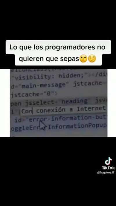 Ya veo porque no quieren que lo sepamos