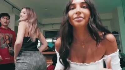 Alissa‘s ass vs Chantel‘s boobs