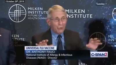 Let's listen to the Science tell us how long it takes to go through all the clinical trials and how long it takes to deliver a vaccine