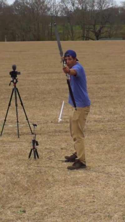 Splitting an arrow... With an arrow!