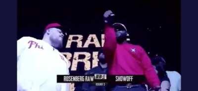 Here is the infamous “Pulverize” bar from ShowOff. Easily one of the worst of all time. It’s not too late to Cop your PPV at RapGrid.com we have 2 more battles before the main event!