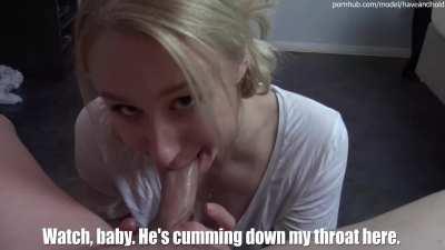 And she definitely still did taste like him when you got home.