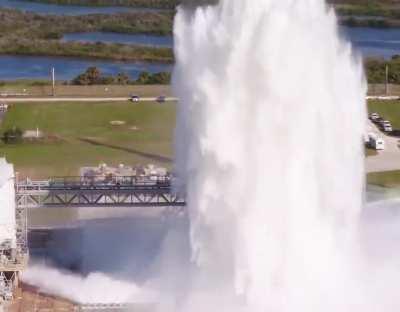 Emergency Fire Extinguishing System at Kennedy Space Center.