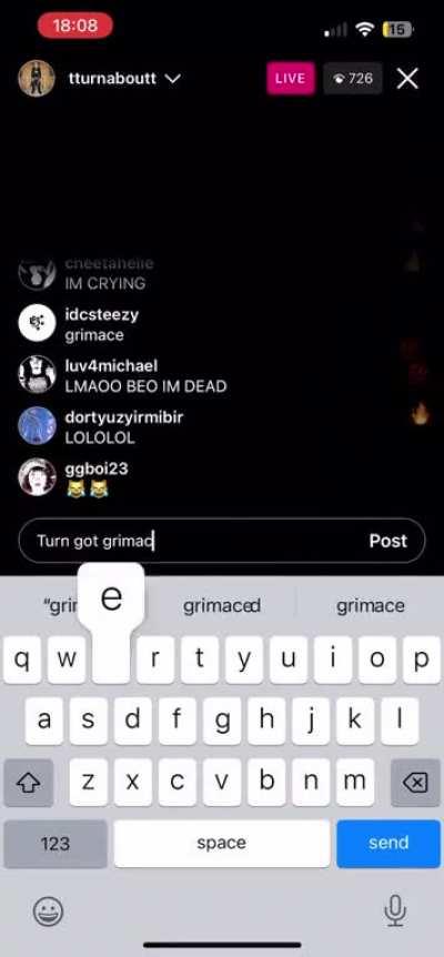 TURNABOUT - GRIMACE SNIPPET 06.28.23 LIVE