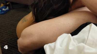 Sucking bunch of dicks in front of hubby