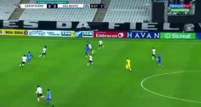 Golaço de Gabriel, Corinthians 0 x 1 São Bento