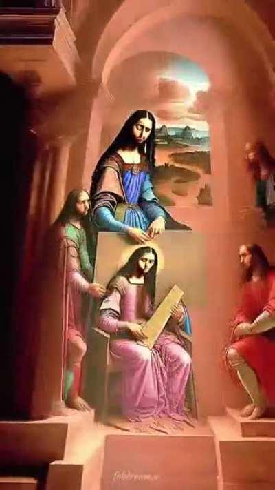 This AI-generated video showing the evolution of visual expression