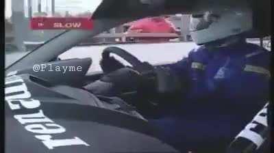 He just went for the look.