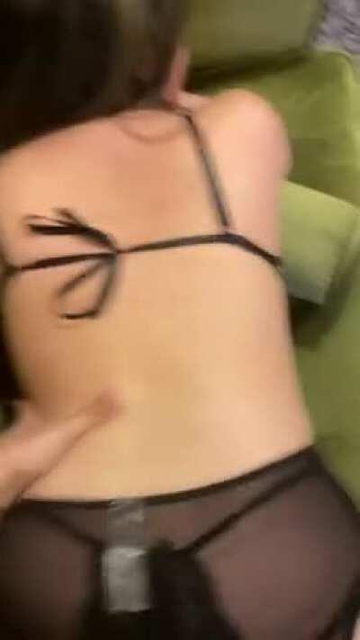 Turn on sound and watch him cum inside me