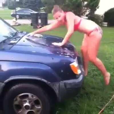 HMC while I wash the car