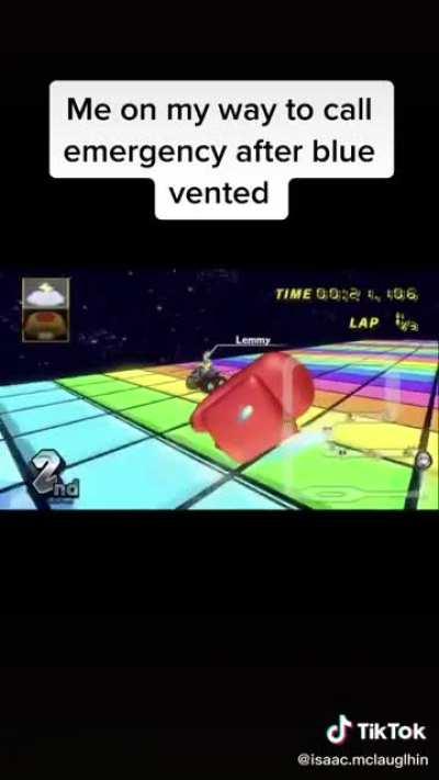 Mario kart + Among us