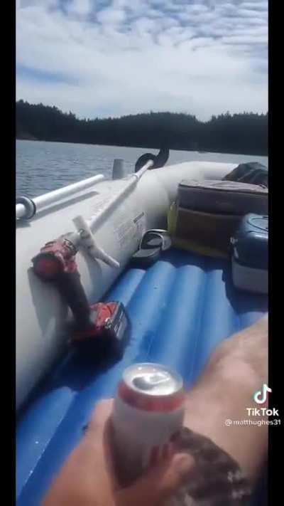 Just a dudes speedboat 🚤