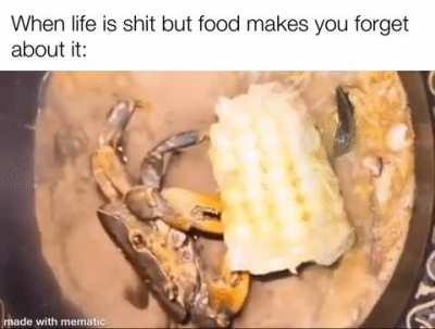 Sir, why is there corn inside my crab?