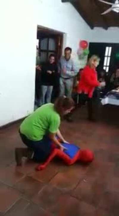 HMFT after a parkour trick...