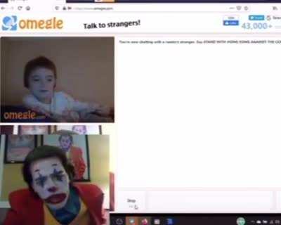 Joker finds kid on Omegle with a bong