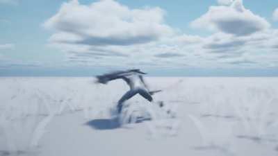 One-handed sword attacks WIP. Any references to games that have great sword combat?