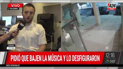 Otro incidente por un vecino que pide que bajen la musica. Medico inmigrante colombiano involucrado en la golpiza.