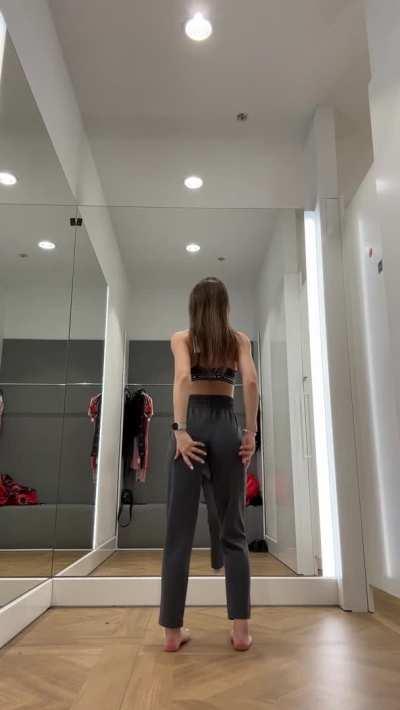 this tiny ass is is definitely hungry for more