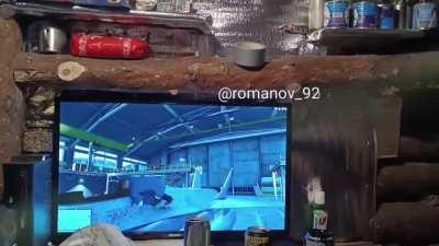 RU POV: Russian soldier steals a Jet in Grand Theft Auto V, Playing inside his dugout position in the Special Military Operation zone 
