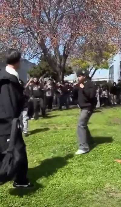 The random perfect accuracy of shooting someone to the inside of a garbage bin