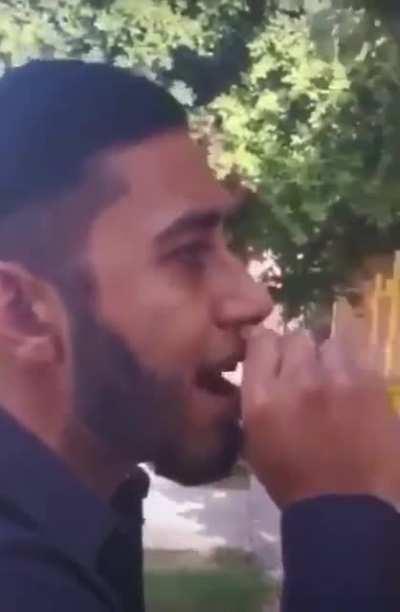 I mean she tried to tell him to stop 😬