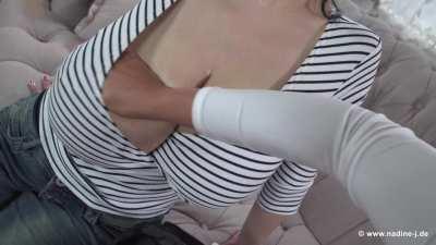 Nadine Cops A Feel Of Hitomi