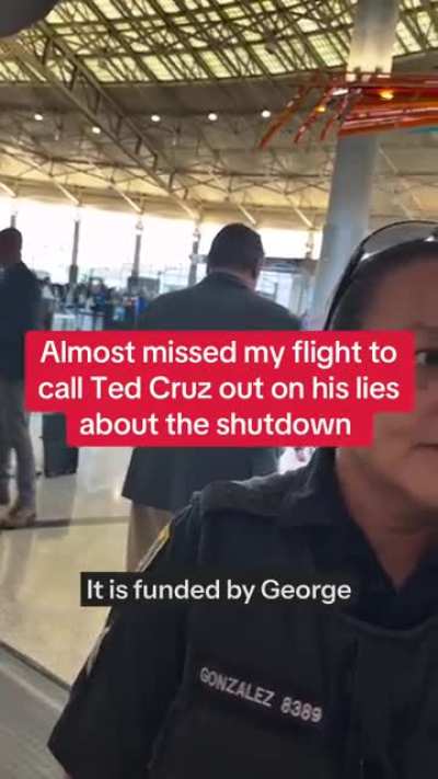 Unhinged man starts speaking lies about a woman, while giving a speech on his way to Cancun