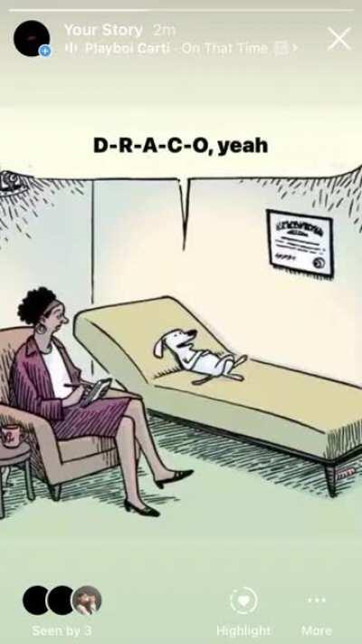 Riding round town with a d-r-a-c-o, bih 😈🔫