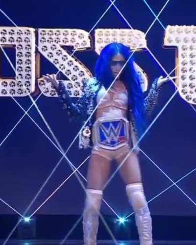 Sasha Banks Dancing With Her Championship (Long-term Compilation)