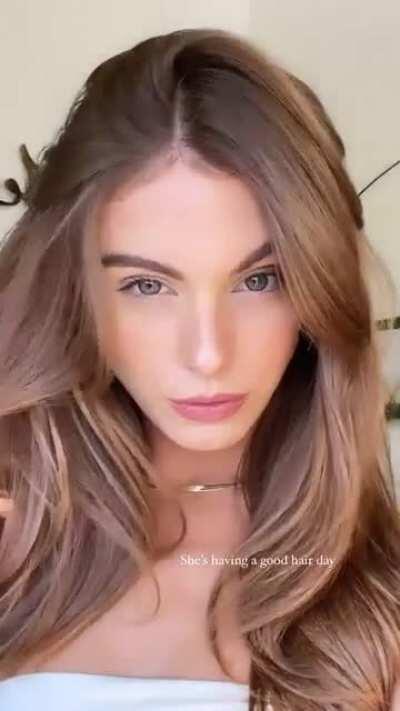 She's Having A Good Hair Day