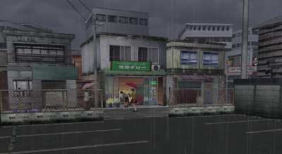 Shenmue View: Dobuita Rainy Parking Lot