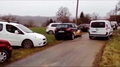 to get the car out of the muddy field
