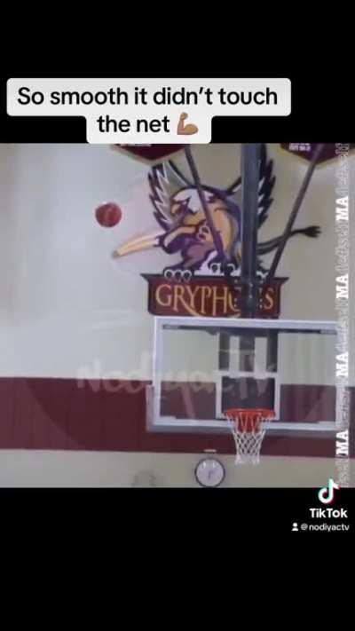 The net didn’t even move