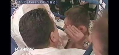 Boxer quits mid-fight after getting punched by Mike Tyson