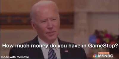 When people ask how much money I have in GME