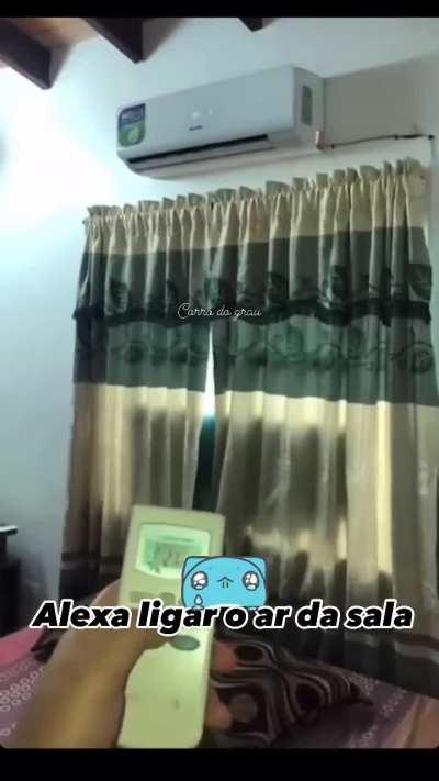 Alexa, ligar o ar da sala 👹🦅🦅🦅💥💥🔥🔥🔥🔥🔥