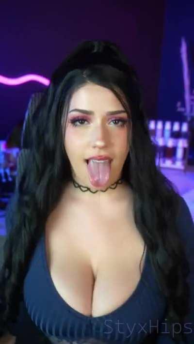 [OC] - Keep watching me bounce while I drool on my big boobs