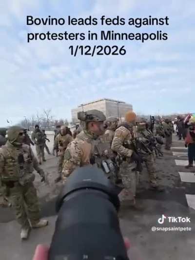 Bovino Leads The Charge On Protesters in Minneapolis