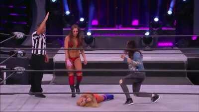 How humiliating for poor Shanna! Britt and Reba easily had their way with the big assed loser