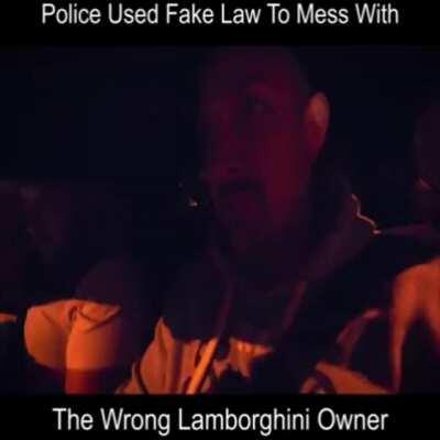 A Canadian Citizen teaching a US cop US law